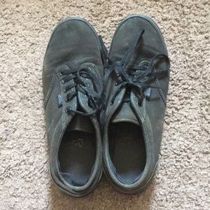 all black Vans women's size 7